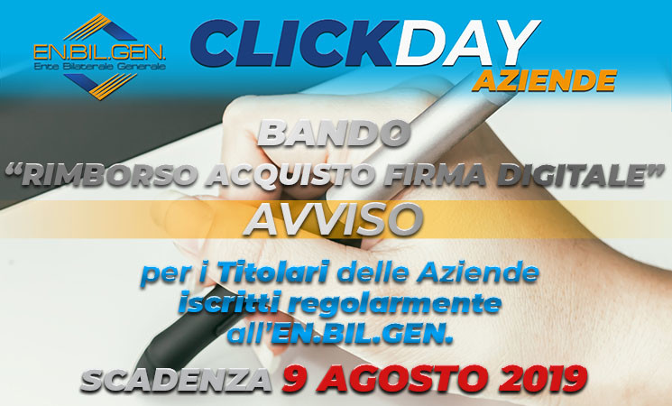 AVVISO BANDO "RIMBORSO ACQUISTO FIRMA DIGITALE"